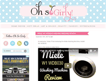 Tablet Screenshot of ohsogirly.com